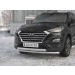 Руссталь HTZ-003096 защита переднего бампера d63 секции-d75х42 дуга на Hyundai Tucson 2018-