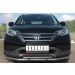 Руссталь HVZ-001337 защита переднего бампера d63 (секции) d42 (прямой) на Honda CR-V дв. 2.0 2013-
