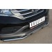 Руссталь HVZ-001337 защита переднего бампера d63 (секции) d42 (прямой) на Honda CR-V дв. 2.0 2013-