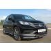 Руссталь HVZ-001337 защита переднего бампера d63 (секции) d42 (прямой) на Honda CR-V дв. 2.0 2013-