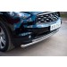 Руссталь IF7Z-0007001 защита переднего бампера d63/42 (дизель) на Infiniti FX 37-QX70 2010-