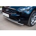 Руссталь IF7Z-0007001 защита переднего бампера d63/42 (дизель) на Infiniti FX 37-QX70 2010-