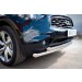 Руссталь IF7Z-0007011 защита переднего бампера d63/63 (дизель) на Infiniti FX 37-QX70 2010-