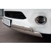 Руссталь INZ-000844 защита переднего бампера 75х42_(75х42)х2 овалы на Infiniti QX 56 2010-