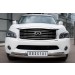 Руссталь INZ-000845 защита переднего бампера 75х42_(75х42)х2 с подъемом на Infiniti QX 56 2010-