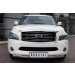 Руссталь INZ-000846 защита переднего бампера 75х42 овал на Infiniti QX 56 2010-