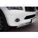 Руссталь INZ-000846 защита переднего бампера 75х42 овал на Infiniti QX 56 2010-