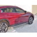 Руссталь IQX3O-002501 пороги труба 75х42 овал с проступью на Infiniti QX30 2016