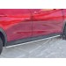 Руссталь IQX3T-0025033 пороги труба d42 (вариант 3) на Infiniti QX30 2016