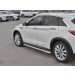 Руссталь IQX5L-0030822 пороги труба d63 с листом (лист алюм, проф.сталь) (вариант 2) на Infiniti QX50 2018- 