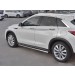 Руссталь IQX5T-0030832 пороги труба d63 (вариант 2) на Infiniti QX50 2018- 