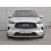 Руссталь IQX5Z-003078 защита переднего бампера d42 секции-d42х2 дуга на Infiniti QX50 2018- 