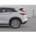 Руссталь IQX5Z-003086 защита заднего бампера d63 дуга-d42 дуга на Infiniti QX50 2018- 