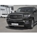 Руссталь IQX8Z-003006 защита переднего бампера d75х42 дуга на Infiniti QX80 2018- 