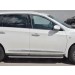 Руссталь IQXL-0026813 пороги труба d42 с листом (лист нерж, проф. нерж) (вариант 3) на Infiniti QX60 2016-