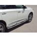 Руссталь IQXT-0026833 пороги труба d76 с накладкой (вариант 3) на Infiniti QX60 2016-