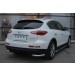 Руссталь IQXZ-001970 защита заднего бампера уголки d63(секции) на Infiniti QX 50 2014-