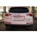 Руссталь IQXZ-001971 защита заднего бампера уголки d42 (секции) на Infiniti QX 50 2014-