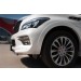 Руссталь IQXZ-002098 защита переднего бампера d75х42 (дуга) на Infiniti QX 80 2014