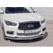 Руссталь IQXZ-002673 защита переднего бампера d75х42 дуга на Infiniti QX60 2016-