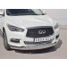 Руссталь IQXZ-002674 защита переднего бампера d75х42 дуга-75х42 дуга на Infiniti QX60 2016-