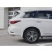 Руссталь IQXZ-002684 защита заднего бампера d75х42 дуга на Infiniti QX60 2016-