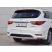 Руссталь IQXZ-002684 защита заднего бампера d75х42 дуга на Infiniti QX60 2016-