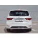 Руссталь IQXZ-002687 защита заднего бампера d63 секции с надписью на Infiniti QX60 2016-