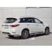 Руссталь IQXZ-002687 защита заднего бампера d63 секции с надписью на Infiniti QX60 2016-