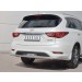 Руссталь IQXZ-002687 защита заднего бампера d63 секции с надписью на Infiniti QX60 2016-