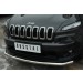 Руссталь JCZ-001982 защита переднего бампера d63 (секции) на Jeep Cherokee 2014-