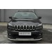 Руссталь JCZ-001985 защита переднего бампера d63 (секции) d42 (дуга) на Jeep Cherokee 2014-