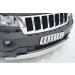 Руссталь JGZ-001190 защита переднего бампера 75х42/75х42 овалы на Jeep Grand Cherokee 2012