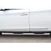 Руссталь JXT-0014623 пороги труба d76 с накладкой (вариант 3) на Infiniti JX35 2013-