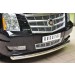 Руссталь KEZ-001686 защита переднего бампера d76 (дуга) на Cadillac Escalade 2007-