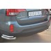 Руссталь KIZ-001274 защита заднего бампера уголки d63/42 на KIA Sorento 2012-