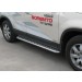 Руссталь KNL-000007 пороги труба 42 мм с листом на KIA Sorento 2009-2011