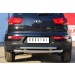 Руссталь KSGZ-001679 защита заднего бампера d63 (дуга) d42 (дуга) на KIA Sportage 2013-