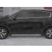 Руссталь KSL-0031911 пороги труба d42 с листом (лист алюм, проф. нерж)(вариант1) на Kia Sportage 2018-