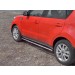 Руссталь KSOO-002755 пороги труба 75х42 овал с проступью на KIA Soul 2017-