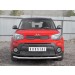 Руссталь KSOZ-002749 защита переднего бампера d63 секции на KIA Soul 2017-