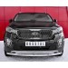 Руссталь KSPZ-002207 защита переднего бампера d63 дуга-d42 дуга на KIA Sorento Prime Crdi 2015