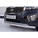 Руссталь KSPZ-002209 защита переднего бампера 75х42 дуга на KIA Sorento Prime Crdi 2015