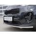 Руссталь KSZ-002278 защита переднего бампера d42 секция на KIA Sportage 2016-