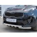 Руссталь KSZ-002287 защита переднего бампера d63 дуга-d63 уголки+клыки на KIA Sportage 2016-
