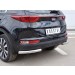 Руссталь KSZ-002297 защита заднего бампера уголки d63 секция на KIA Sportage 2016-