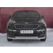Руссталь KSZ-003184 защита переднего бампера d63 секция d42 дуга на Kia Sportage 2018-