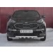 Руссталь KSZ-003186 защита переднего бампера d63дуга-d63 уголки+клыки на Kia Sportage 2018-