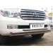 Руссталь LCZ-000208 защита переднего бампера d 63/63/42 на Toyota Land Cruiser 200 2007-2011