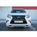 Руссталь LGXZ-001844 защита переднего бампера d76 (дуга) d76х2 (дуга)+клыки на Lexus GX 460 2014-